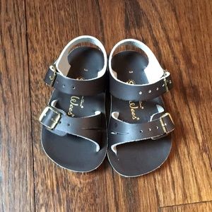 Dark Brown Sun-San Sandals